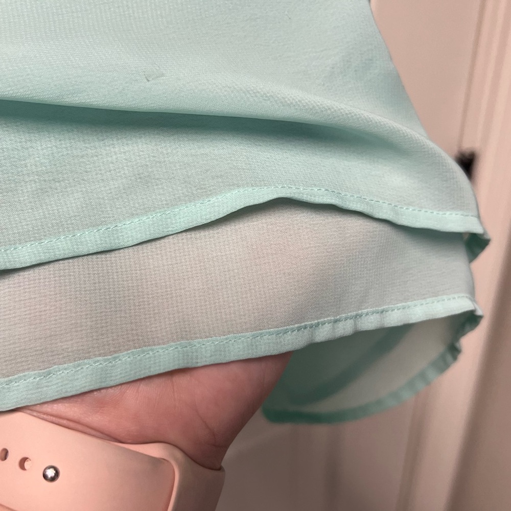 Mint green blouse tank - Picture 4 of 8